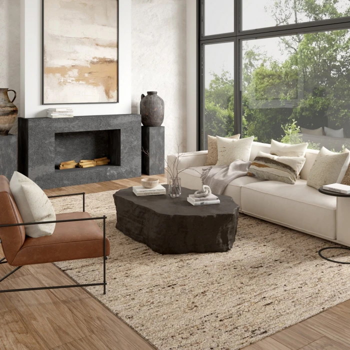 Rugs Town Beige VALOU 10ft. x 14ft. Rectangle Rug