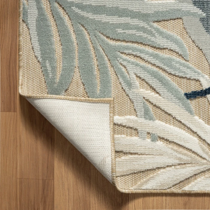 LR Home Veranda 82102 Natural Blue 5'0" X 7'0 Rect. Rug