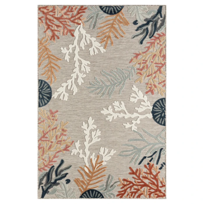 Rugs Town 82104 Beige/ Multi 5'0" X 7'0 Rect. Rug
