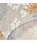LR Home Veranda Beige VERND 5ft.3in. x 5ft.3in. Round Rug