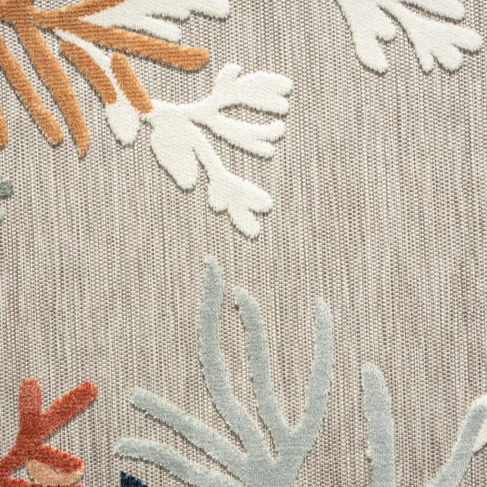 LR Home Veranda Beige VERND 7ft.6in. Round Rug