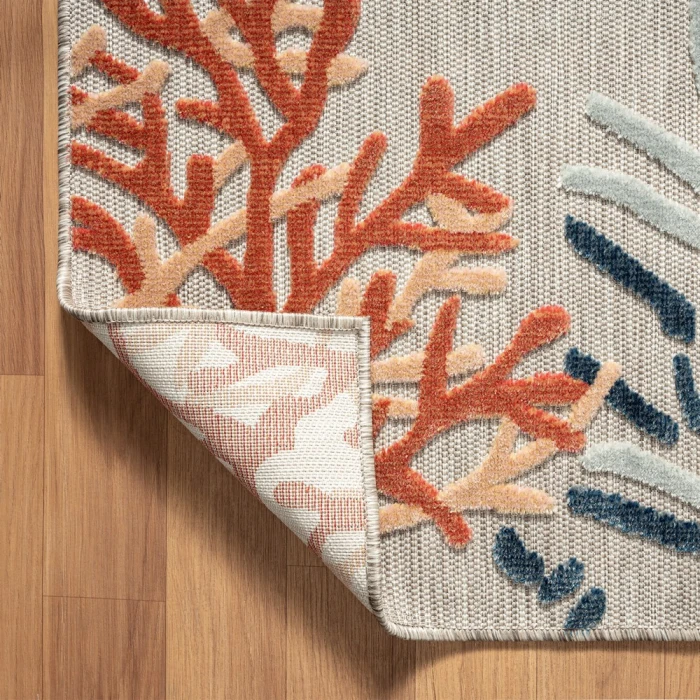 Rugs Town 82104 Beige/ Multi 5'0" X 7'0 Rect. Rug