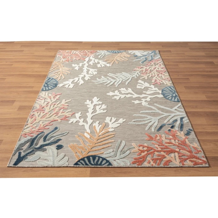 Rugs Town 82104 Beige/ Multi 5'0" X 7'0 Rect. Rug