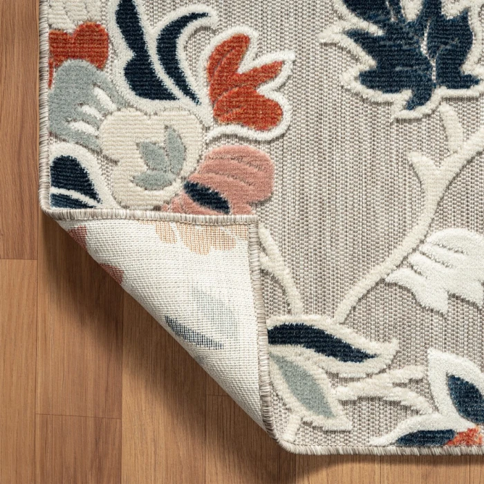 Rugs Town 82105 Beige/ Multi 5'0" X 7'0 Rect. Rug