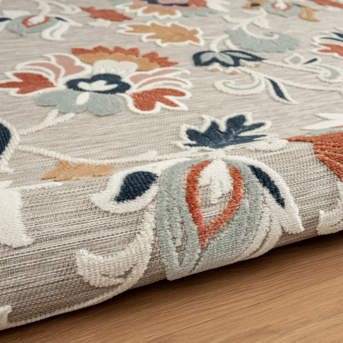 Rugs Town 82105 Beige/ Multi 5'0" X 7'0 Rect. Rug