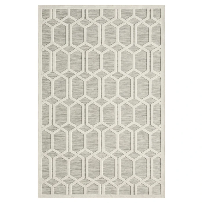 LR Home Veranda 82107 Silver Gray 7'9" X 9'9 Rect. Rug
