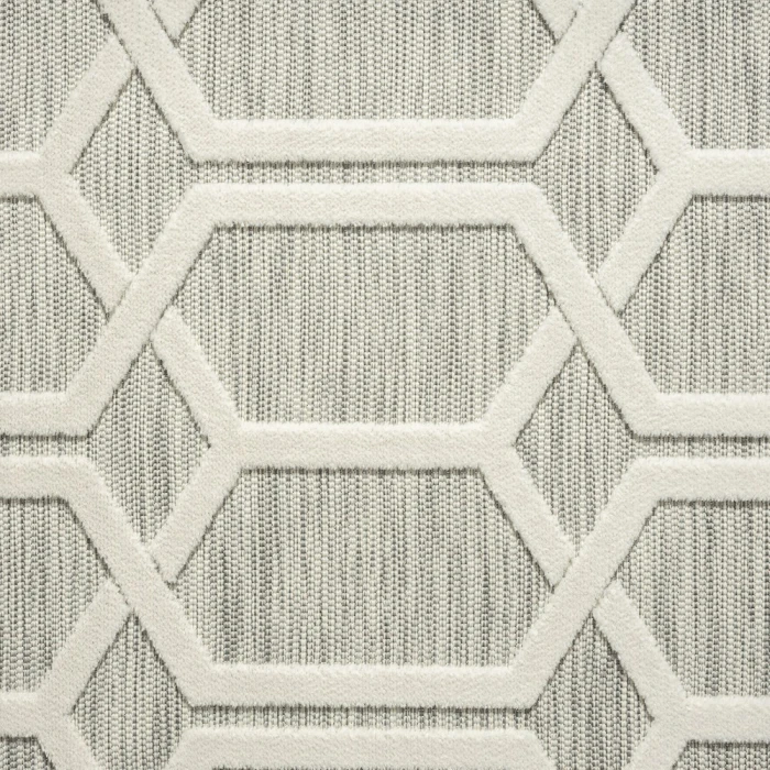 Rugs Town 82107 Silver Gray 5'0" X 7'0 Rect. Rug