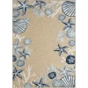 LR Home Veranda Tan VERND 7ft.9in. x 9ft.9in. Rectangle Rug