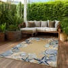 Rugs Town 82753 Natural Blue 5ft. x 7ft. Rect. Rug