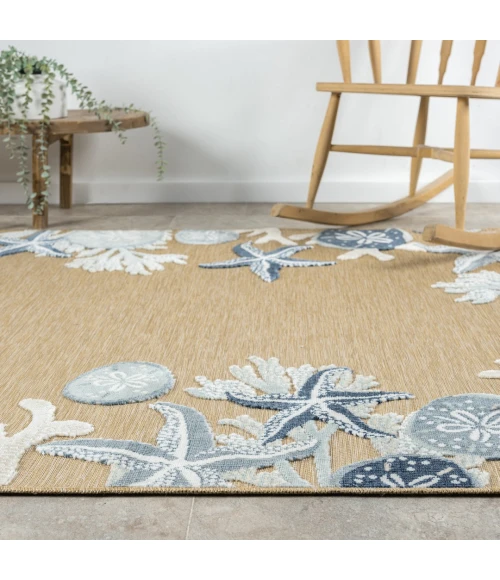 Rugs Town Veranda Tan Kenya 5ft. x 7ft. Rect. Rug