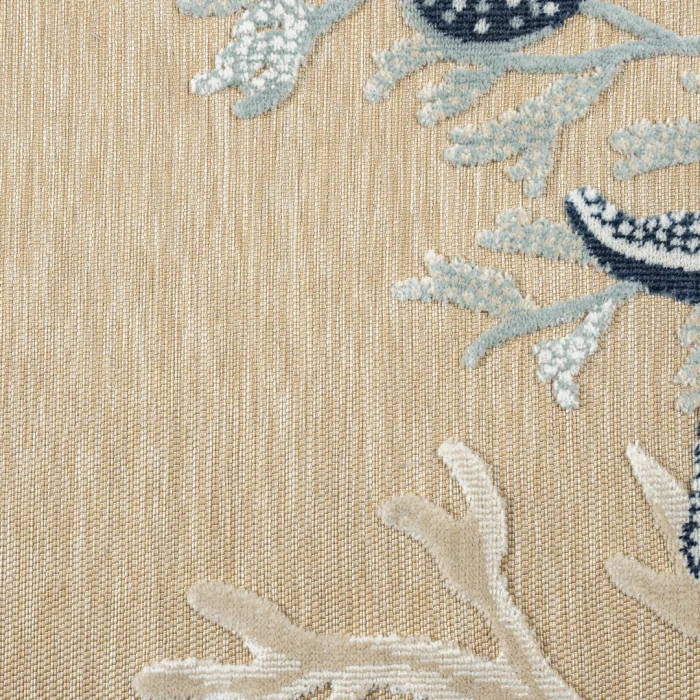 LR Home Veranda Tan Kenya 5ft. x 7ft. Rect. Rug