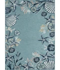 LR Home Veranda Blue VERND 5ft. x 7ft. Rectangle Rug