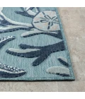 LR Home Veranda Blue VERND 5ft. x 7ft. Rectangle Rug
