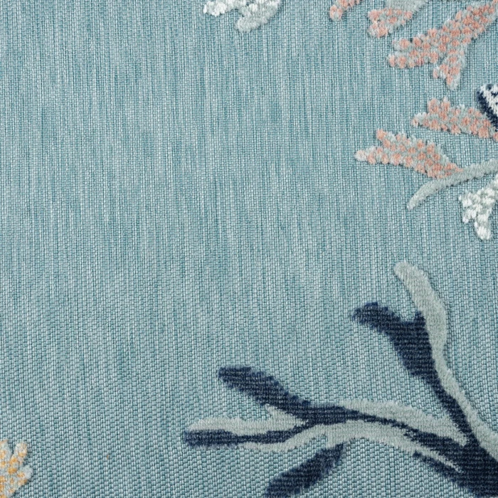 LR Home Veranda Blue VERND 5ft. x 7ft. Rectangle Rug