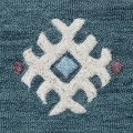 LR Home VIBRANCE 3562 Blue 7' X 7' Round Rug