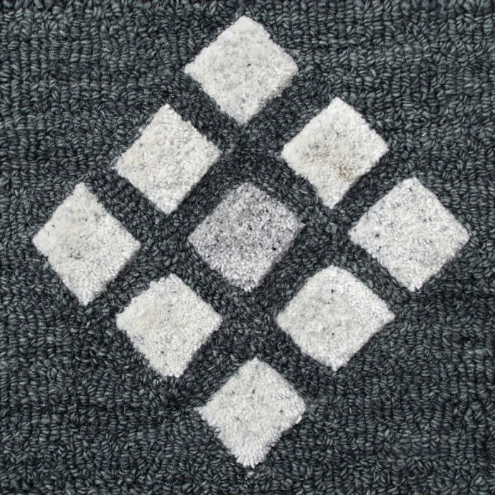 Rugs Town 3563 Charcoal 5' Round Rug