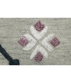 LR Home Vibrance 3564 Gray 7' X 7' Round Rug