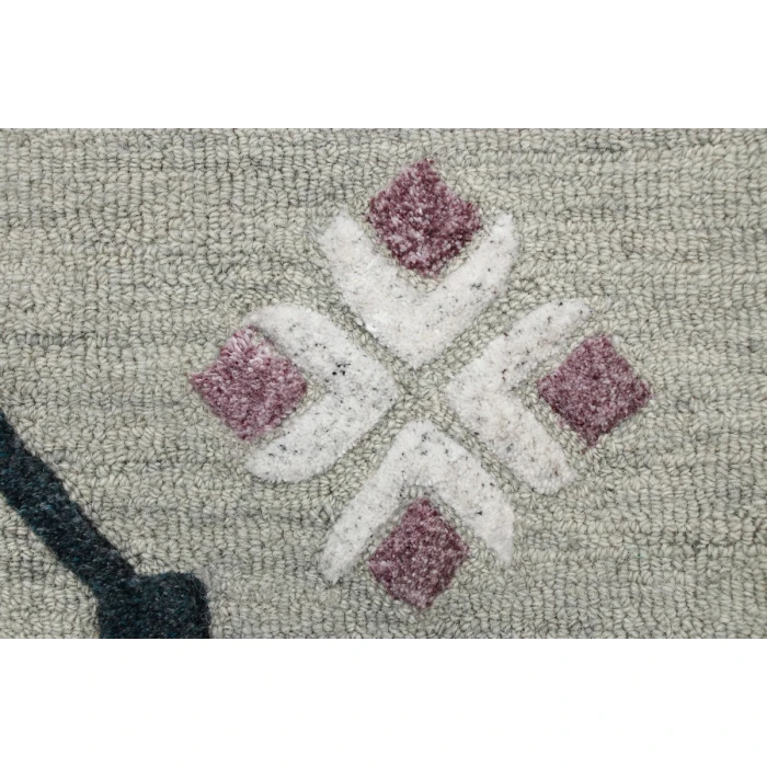 Rugs Town 3564 Gray 7' X 7' Round Rug