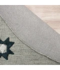 Rugs Town 3564 Gray 7' X 7' Round Rug