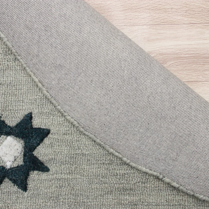 Rugs Town 3564 Gray 7' X 7' Round Rug