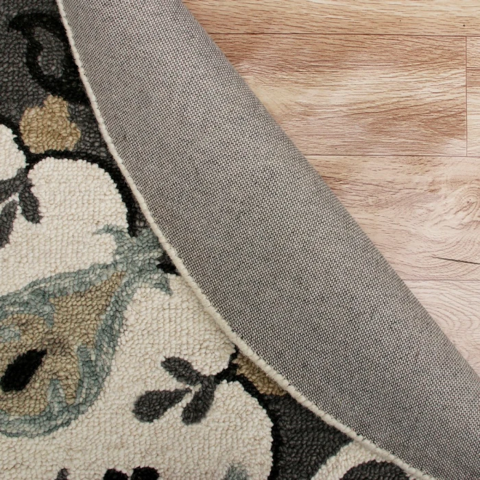 Rugs Town 3566 Beige/ Gray 5' Round Rug