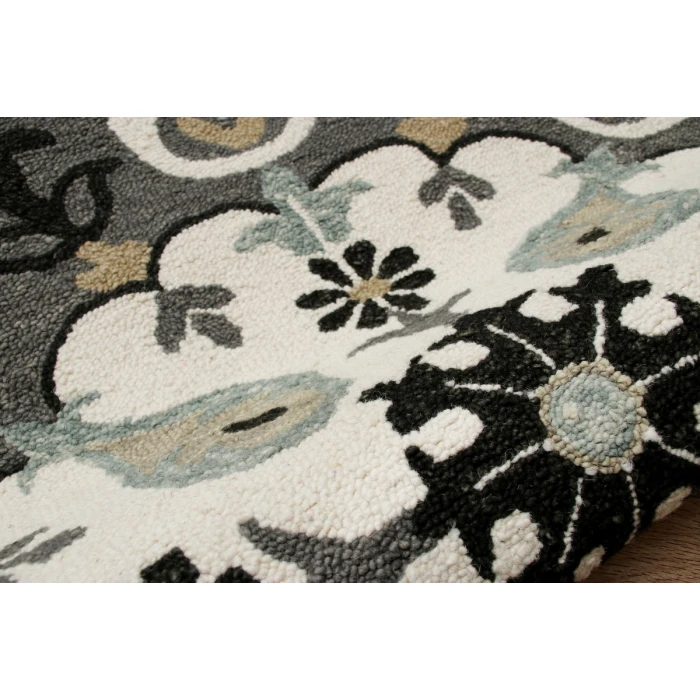 Rugs Town 3566 Beige/ Gray 5' Round Rug
