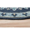LR Home VIBRANCE 3569 Blue 5' Round Rug
