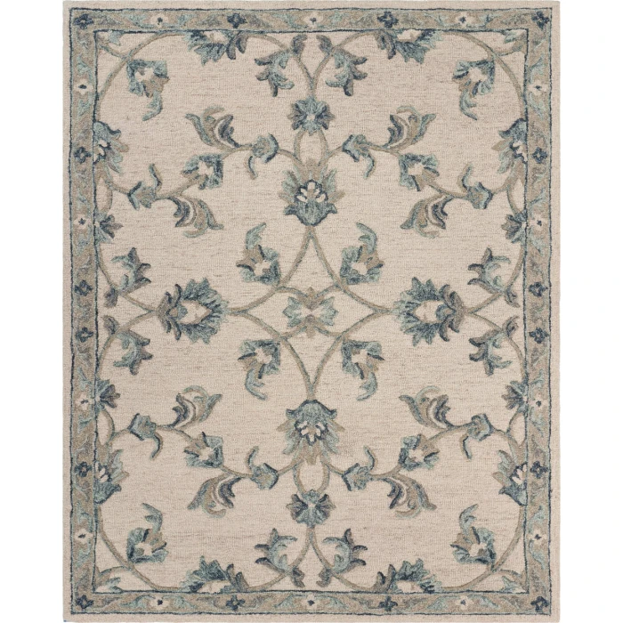LR Home VICTORIAN 81581 Ivory 7' X 9' Rect. Rug