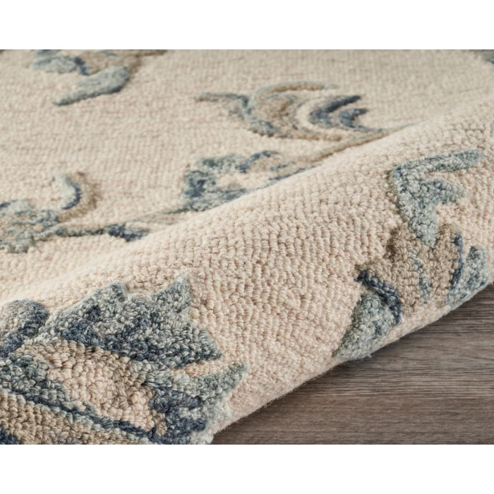 LR Home VICTORIAN 81581 Ivory 7' X 9' Rect. Rug