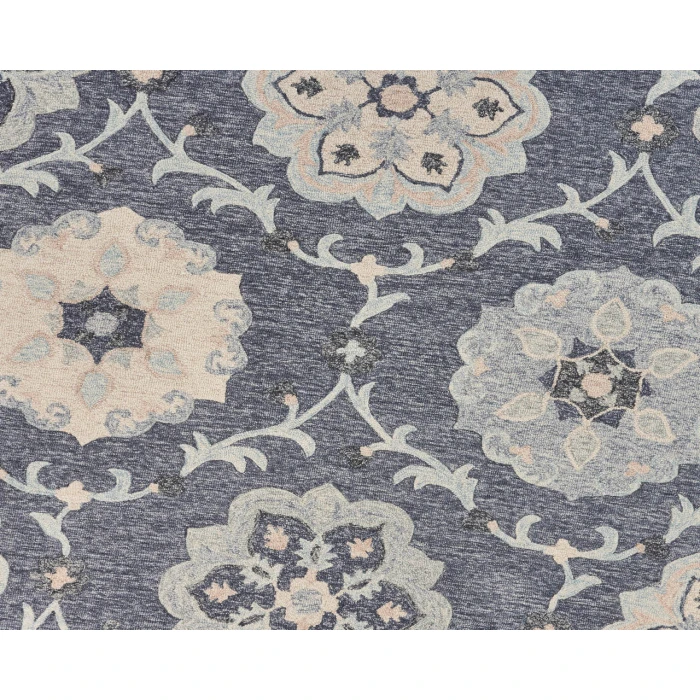 LR Home VICTORIAN 81582 Gray 5'0" X 7'0 Rect. Rug