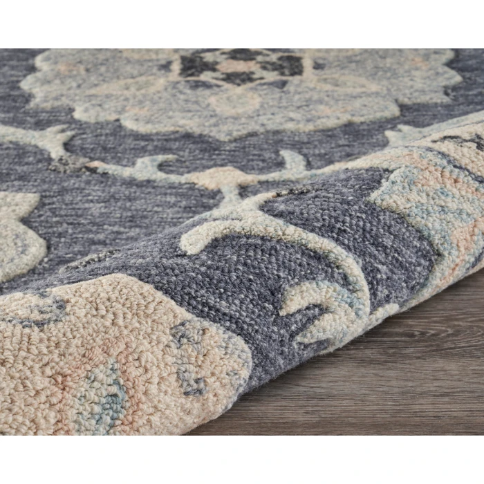 LR Home VICTORIAN 81582 Gray 5'0" X 7'0 Rect. Rug