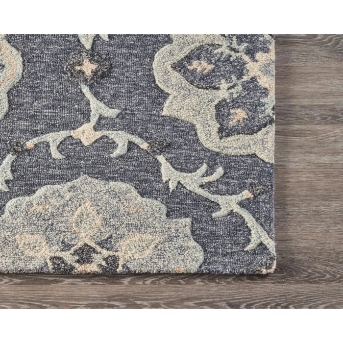 LR Home VICTORIAN 81582 Gray 5'0" X 7'0 Rect. Rug