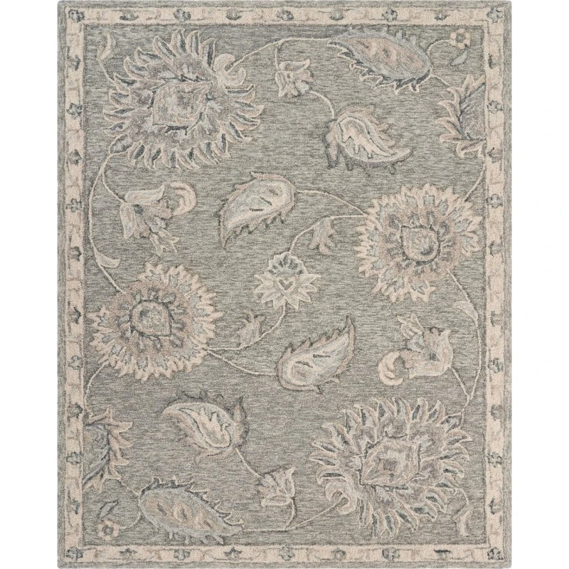 Rugs Town 81583 Gray 5'0" X 7'0 Rect. Rug