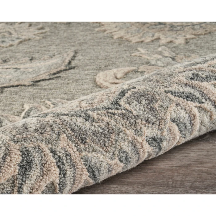 Rugs Town 81583 Gray 7'-3" X 7'-3 Round Rug