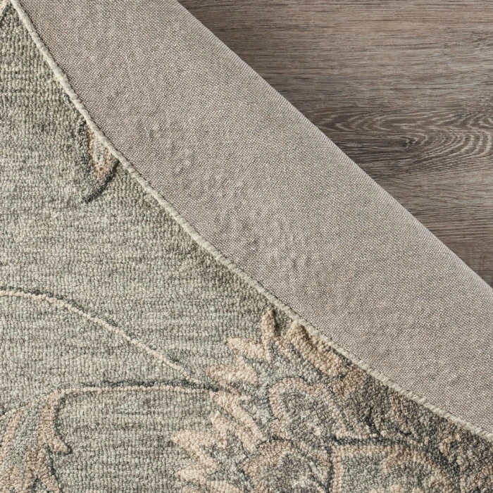 Rugs Town 81583 Gray 7'-3" X 7'-3 Round Rug
