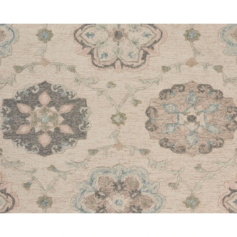 Rugs Town 81584 Ivory 4'-10" X 4'-10" Round Rug