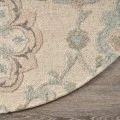 Rugs Town 81584 Ivory 4'-10" X 4'-10" Round Rug
