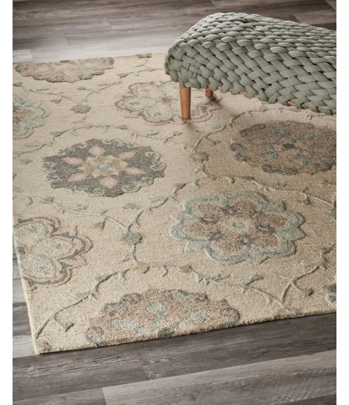 LR Home VICTORIAN 81584 Ivory 2' X 3' Rect. Rug