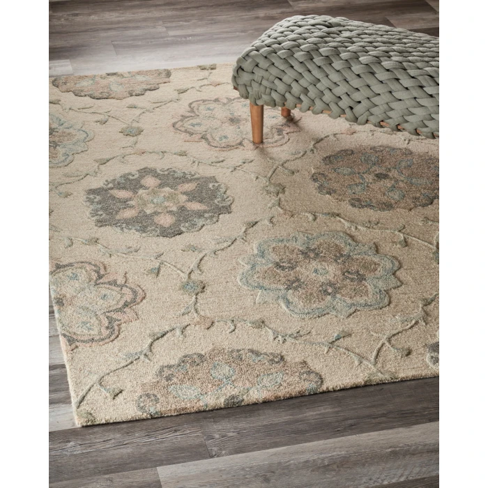 LR Home VICTORIAN 81584 Ivory 2' X 3' Rect. Rug