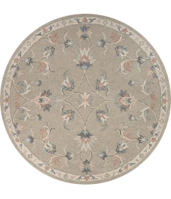 Vicencia VIC-AQ Silver Area Rug 4 ft. 10 in. Round