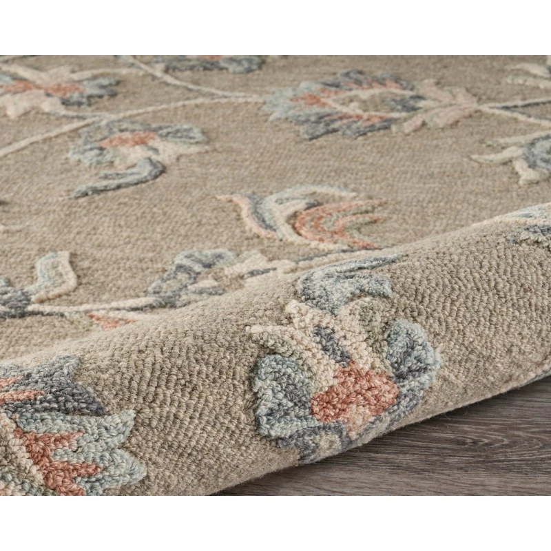 Rugs Town 81585 Silver 7'-3" X 7'-3 Round Rug