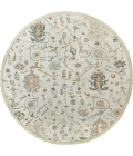 LR Home Vintage Cream/Taupe/Blue 81921 8 ft. 6 in. Round Rug