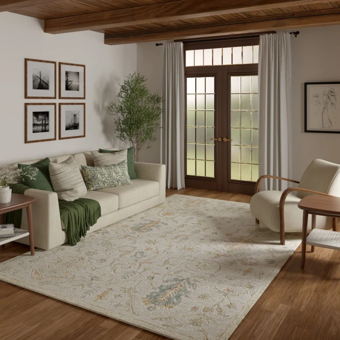 LR Home Vintage Ivory Umbria 12ft. x 15ft. Rect. Rug