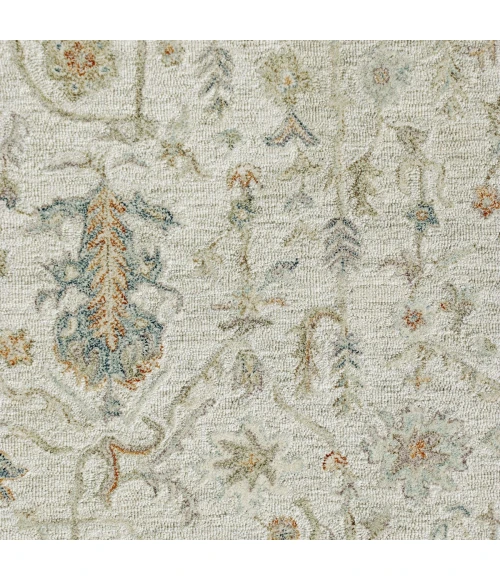 LR Home Vintage Cream/Taupe/Blue 81921 5 ft. X 7 ft. 9 in. Rect. Rug