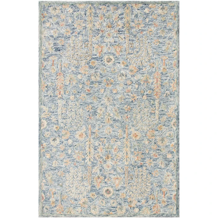 Rugs Town Blue/Ivory/Taupe 81922 9 ft. X 12 ft. Rect. Rug