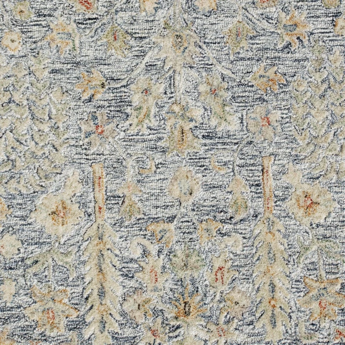 LR Home Vintage Blue/Ivory/Taupe 81922 2 ft. X 3 ft. Rect. Rug