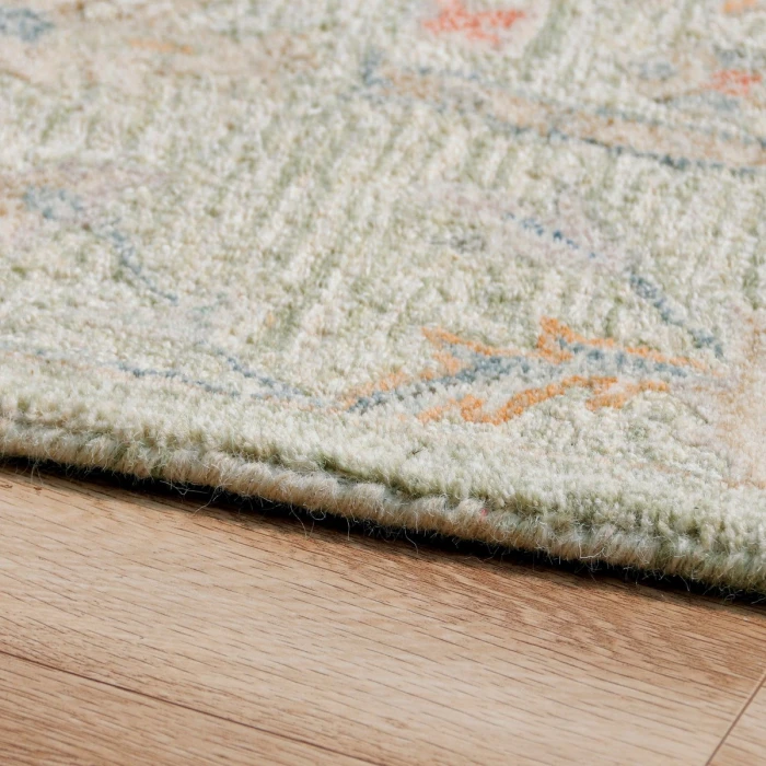 LR Home Vintage Green/Cream/Taupe 81923 2 ft. X 3 ft. Rect. Rug