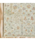 LR Home Vintage Green/Cream/Taupe 81923 7 ft. 9 in. X 9 ft. 9 in. Rect. Rug