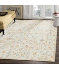 LR Home Vintage Green/Cream/Taupe 81923 7 ft. 9 in. X 9 ft. 9 in. Rect. Rug