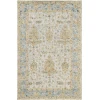 LR Home Vintage Blue/Taupe/Cream 81924 7 ft. 9 in. X 9 ft. 9 in. Rect. Rug